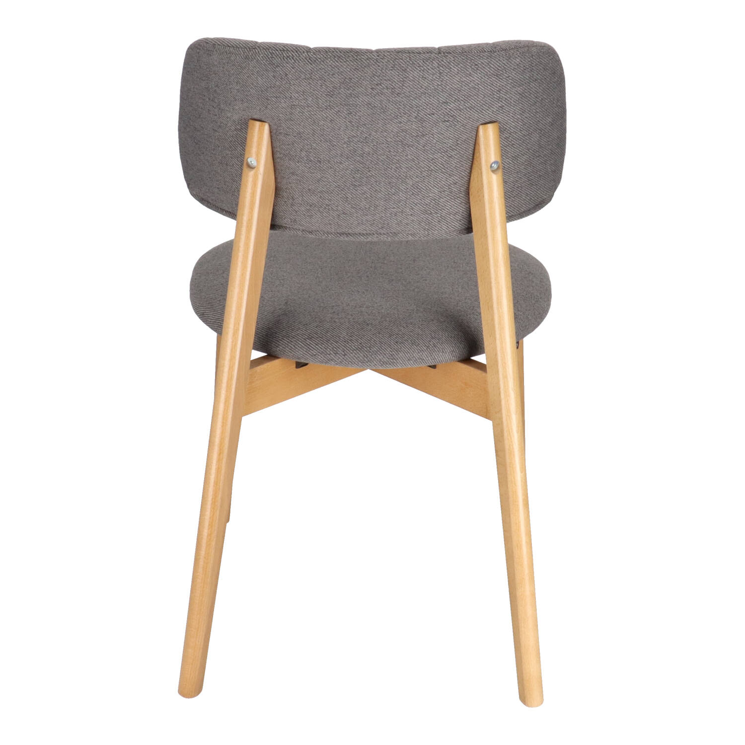 T MARY UP Grey classic Upholstered indoor chair